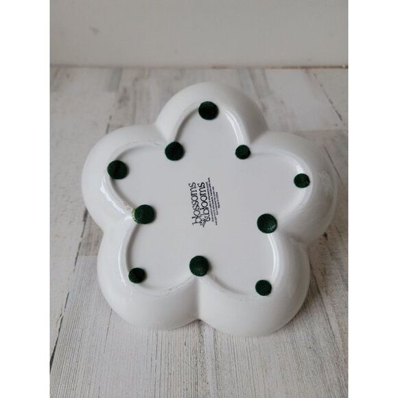 Blossom blooms Easter Bunny flower‎ pink candy dish home decor plate - Picture 4 of 5